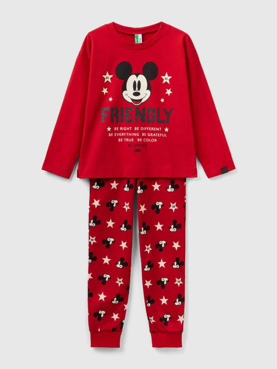 Benetton red mickey mouse pyjamas. 1