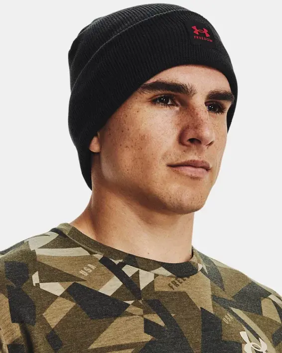 Under Armour Men's UA Freedom Halftime Beanie. 1