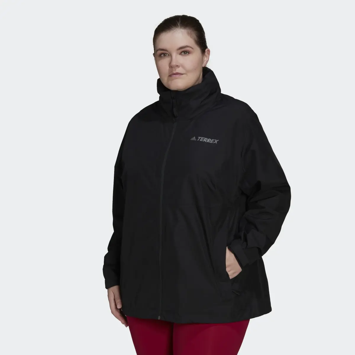 Adidas Casaco Impermeável 2 Camadas RAIN.RDY Multi TERREX (Plus Size). 2