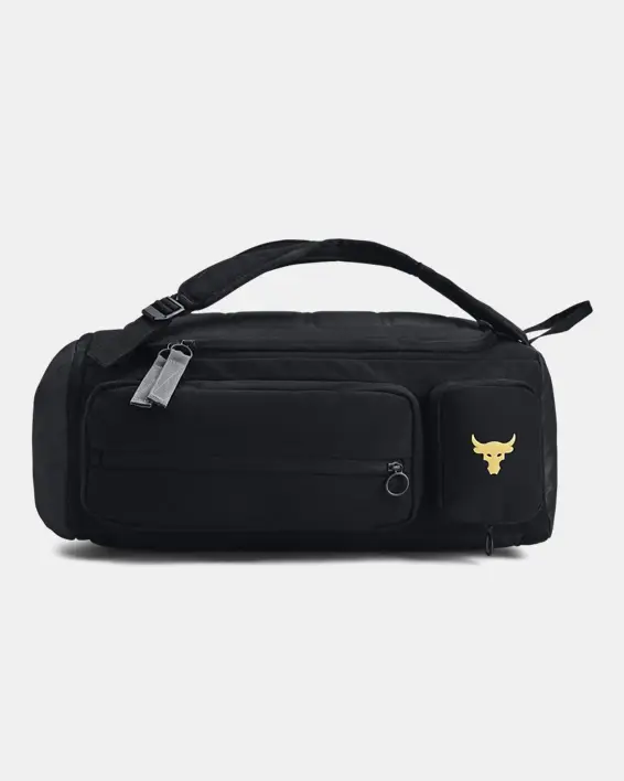 Under Armour Men's Project Rock Duffle Backpack. 1 Under Armour Men's Project Rock Duffle Backpack. 1