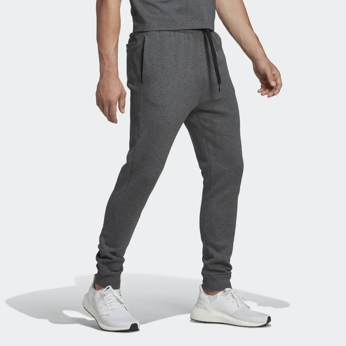 Adidas Essentials Fleece Regular Tapered Pants. 3