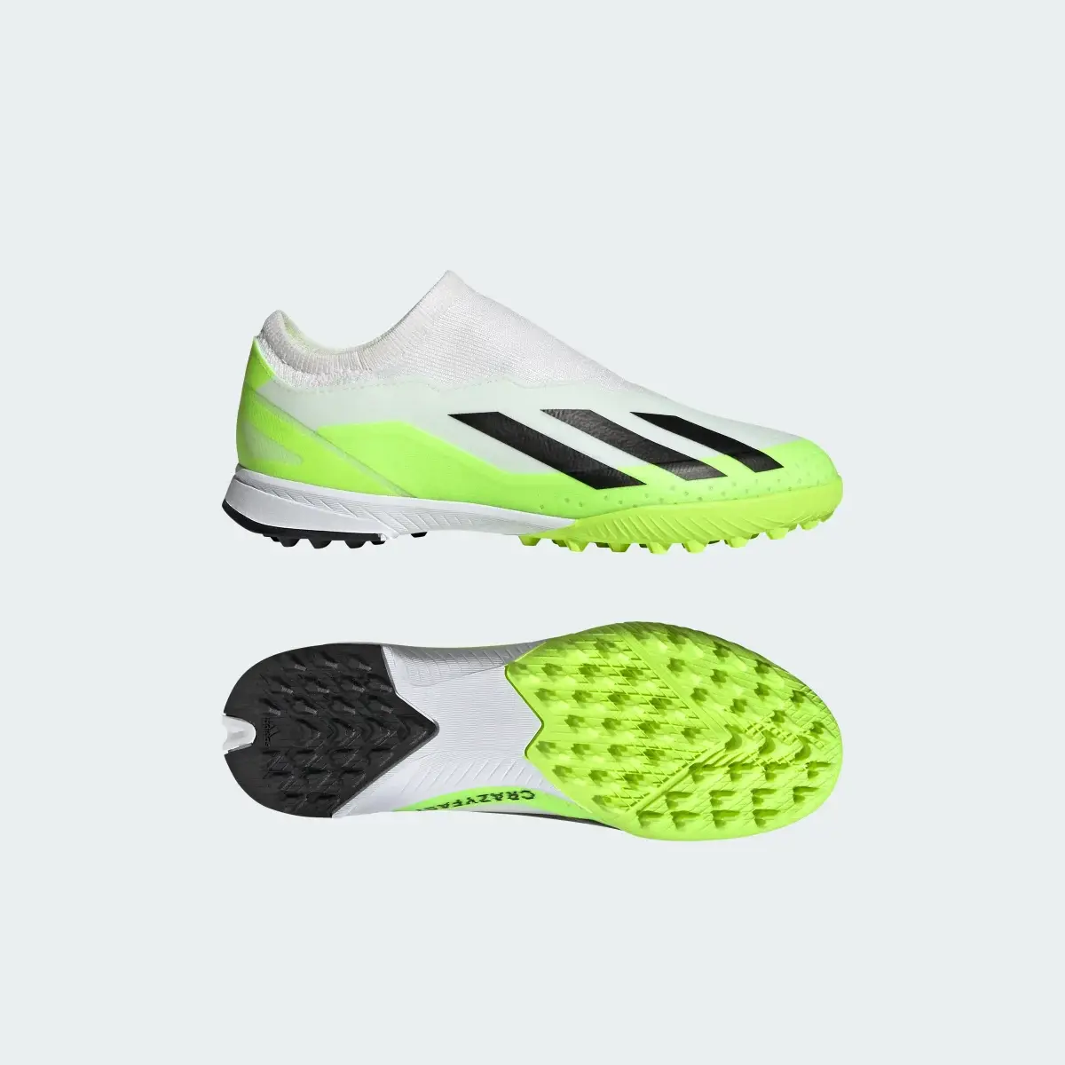 Adidas Zapatilla de fútbol X Crazyfast.3 Laceless moqueta. 1