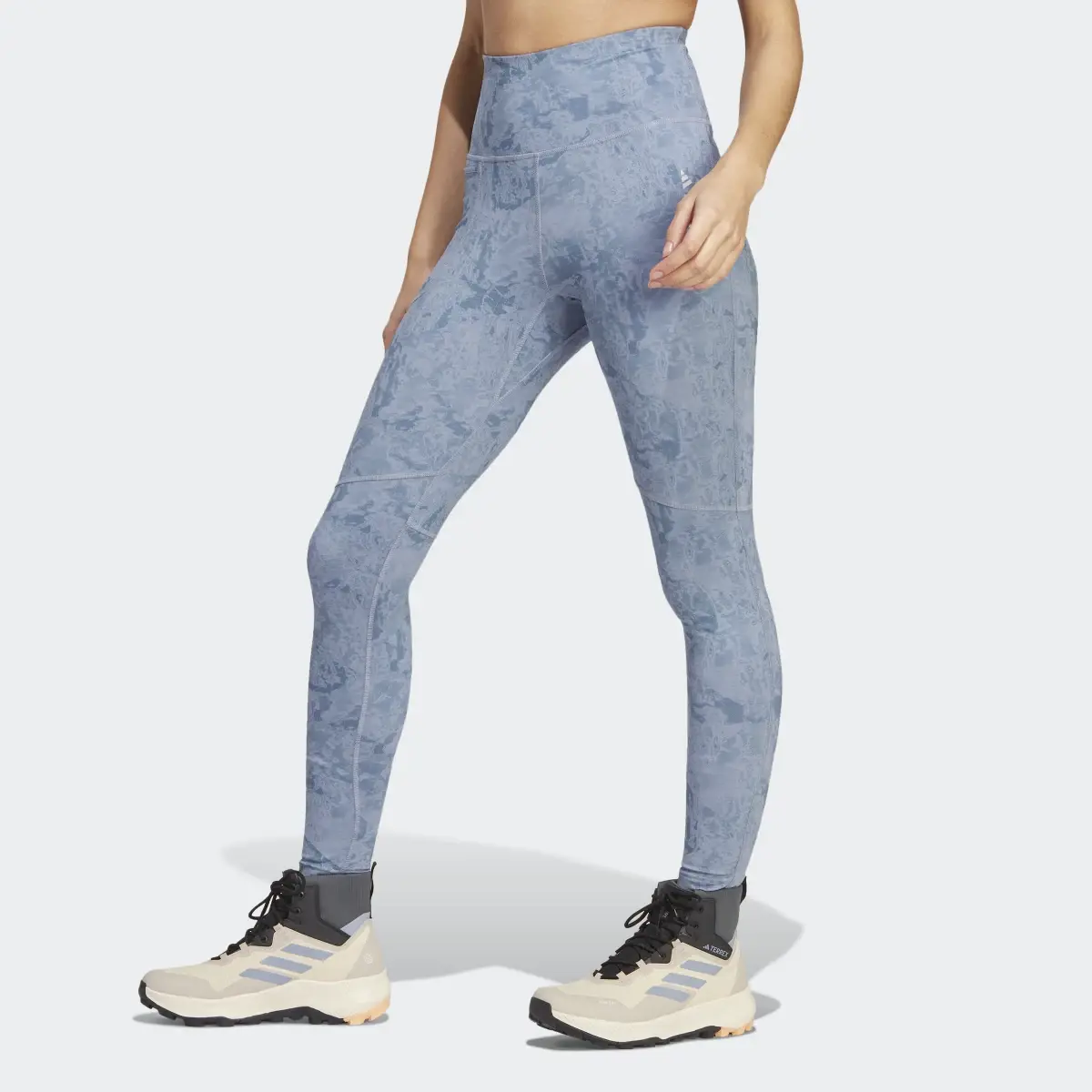 Adidas TERREX Multi Allover Print Leggings. 2