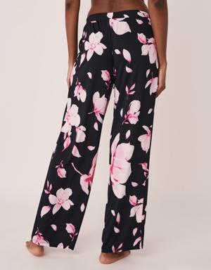 Recycled Fibers Floral Pants
