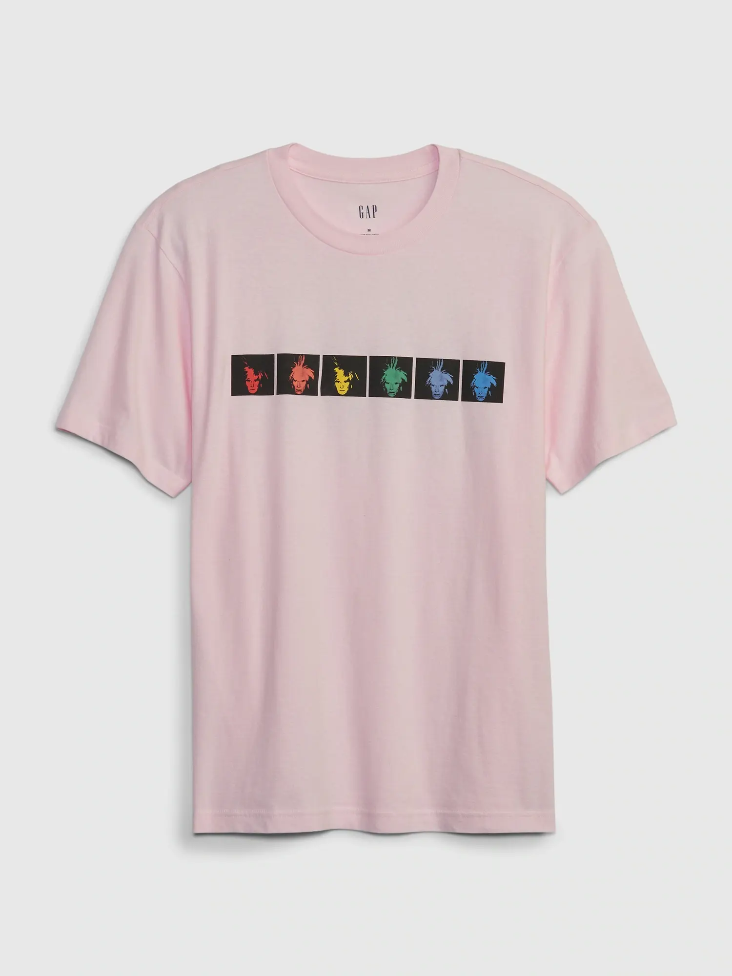 Gap &#215 Andy Warhol Pride Graphic T-Shirt pink. 1