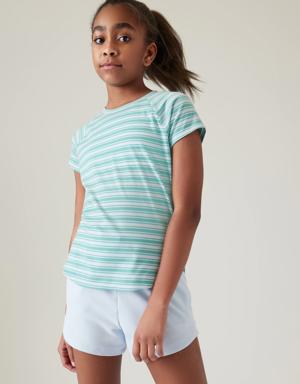 Athleta Comeback Tee blue