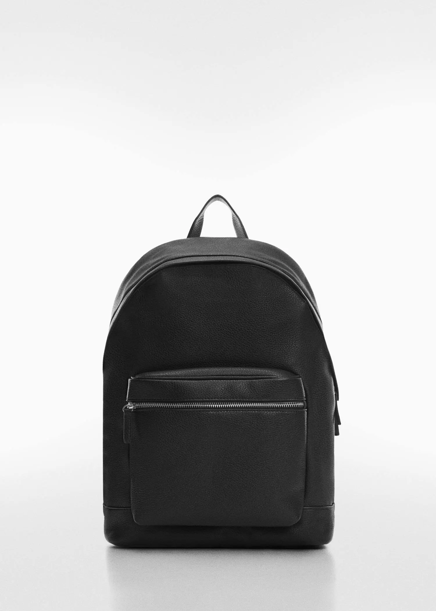 Mango Leather-effect backpack. 2