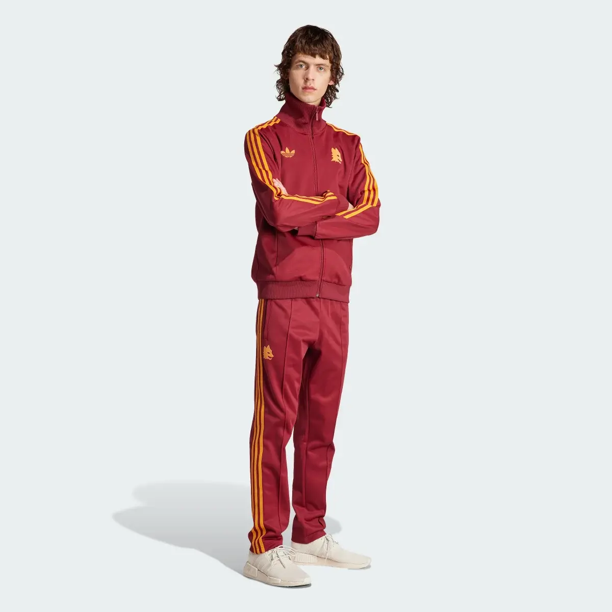 Adidas Pantaloni da allenamento Beckenbauer AS Roma. 3
