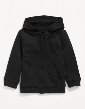 Unisex Zip Hoodie for Toddler black