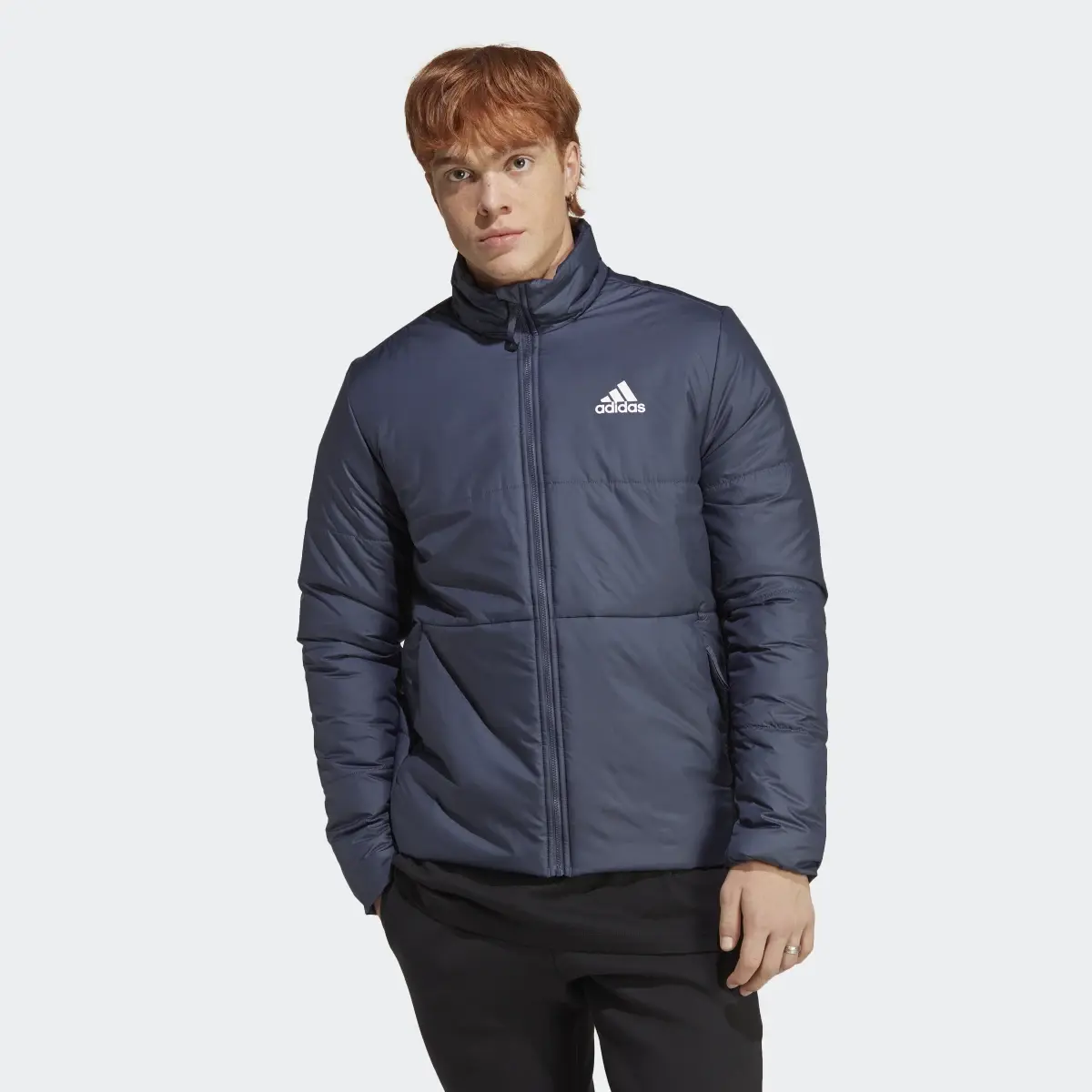 Adidas BSC 3-Stripes Insulated Jacket. 2