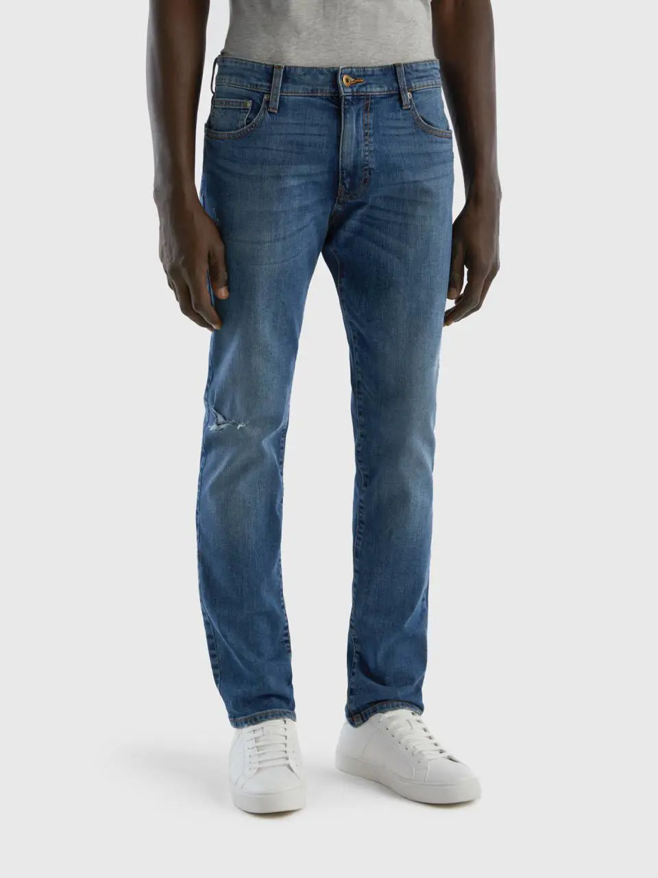 Benetton stretch slim fit jeans. 1