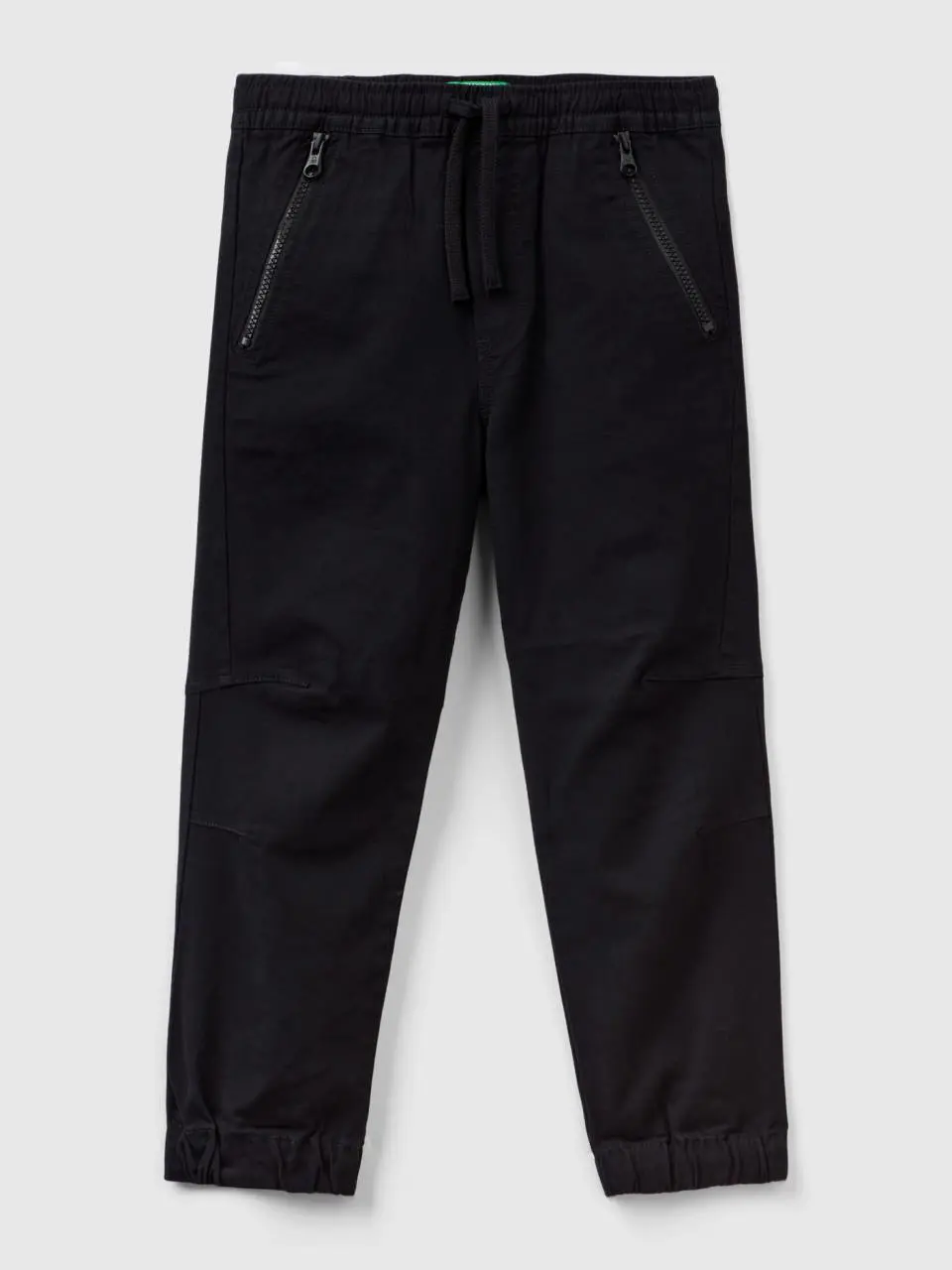 Benetton joggers in stretch cotton. 1