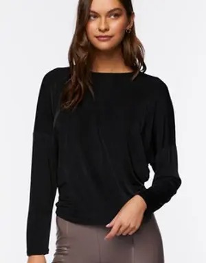 Forever 21 Twist Back Top Black