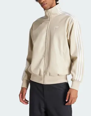 Faux Leather Adicolor 3-Stripes Loose Firebird Track Suit Jacket