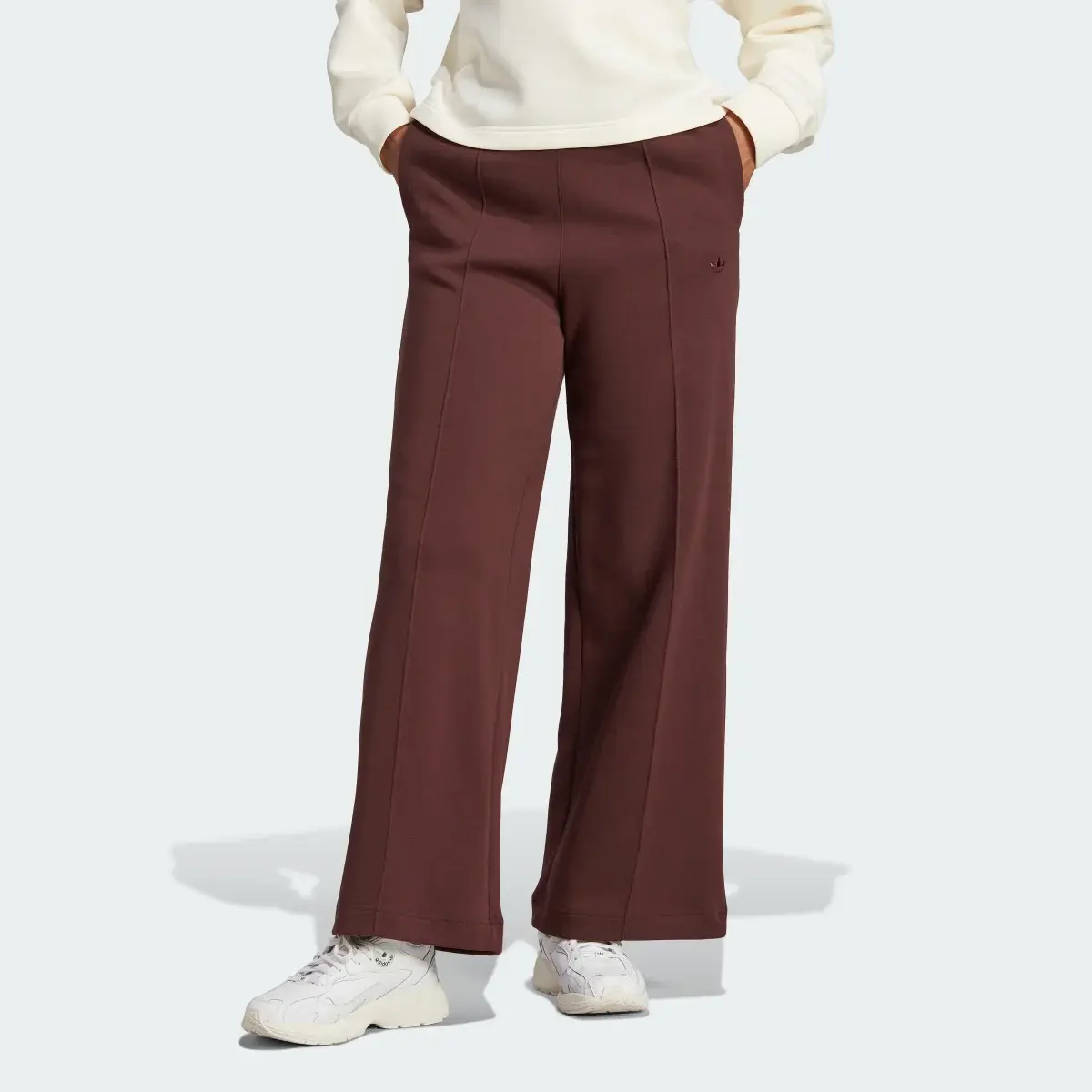 Adidas Pantalon plissé à jambes larges Premium Essentials. 1