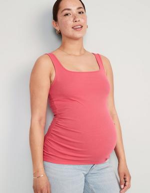 Old Navy Maternity Square-Neck Tank Top pink