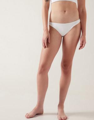 Clean Medium Swim Bottom white