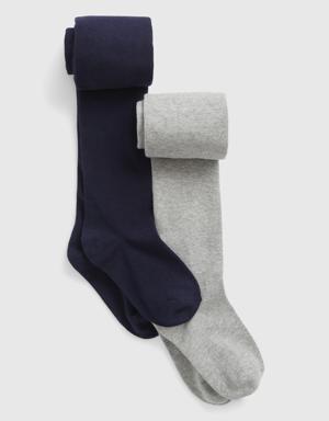 Gap Kids Basic Tights (2-Pack) blue