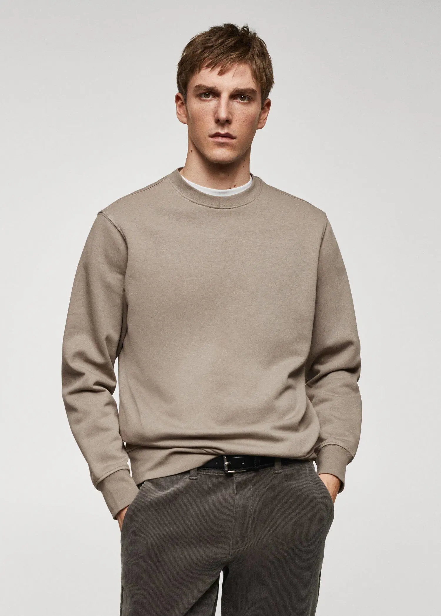 Mango Lightweight cotton sweatshirt. 2