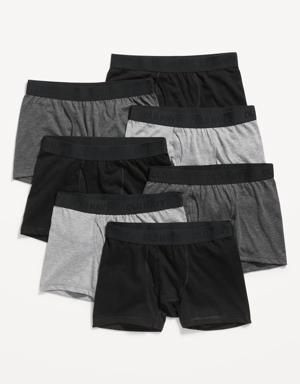 Boxer-Briefs Underwear 7-Pack for Boys black
