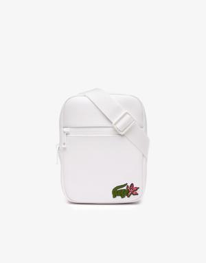 Men’s Lacoste x Netflix Croc Print Shoulder Bag - Small