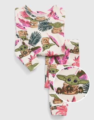 babyGap &#124 Star Wars&#153 100% Organic Cotton Tropical Print PJ Set beige