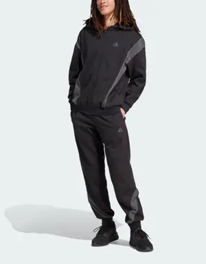 Adidas Sportswear Fleece Hooded Trainingsanzug