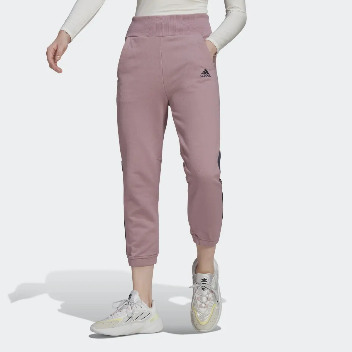 Adidas Tiro 7/8 High-Waisted Pants. 1