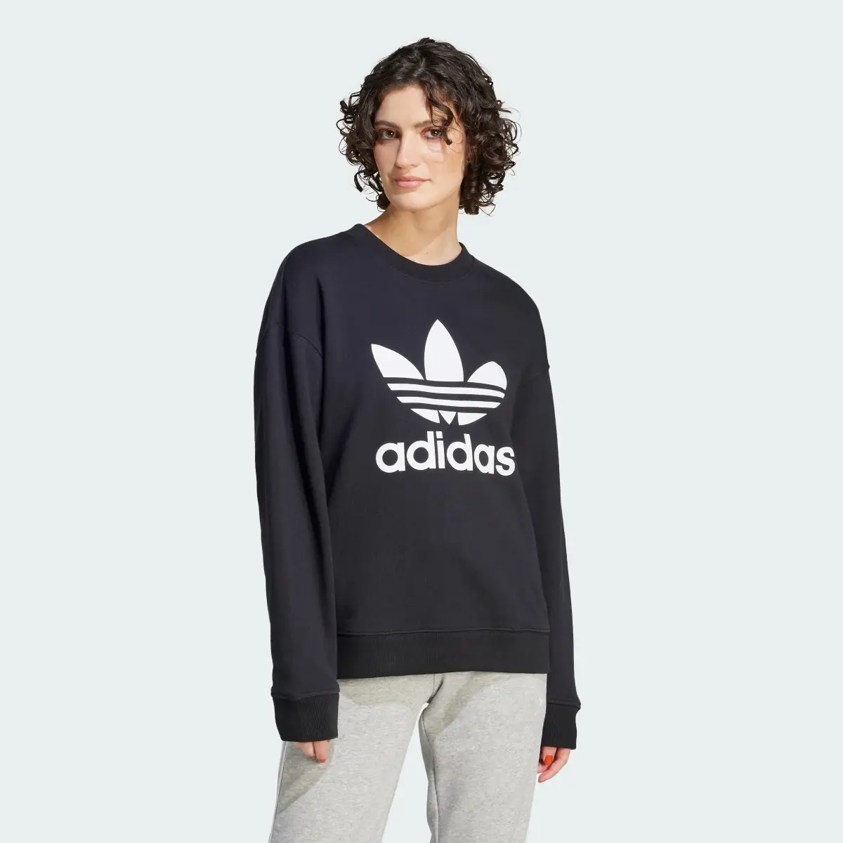 Adidas Sweat-shirt ras-du-cou Trèfle. 2