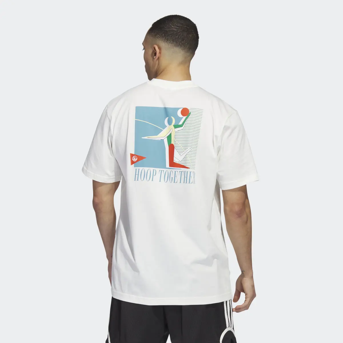 Adidas Basketball Graphic Tee. 3