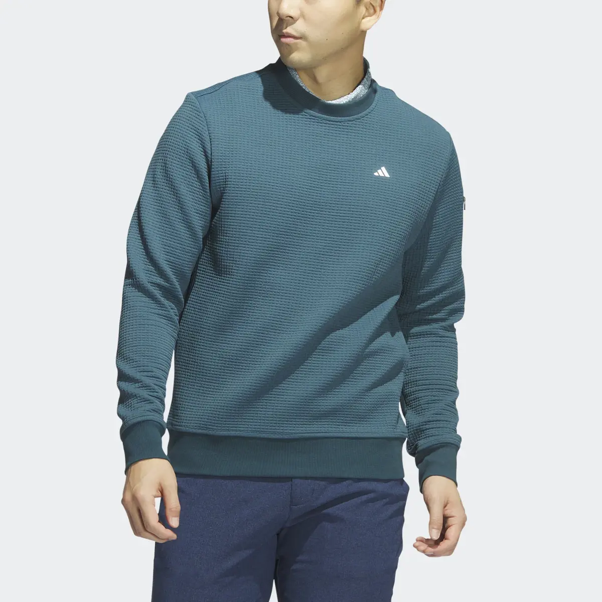 Adidas Ultimate365 Tour COLD.RDY Crewneck Sweatshirt. 1