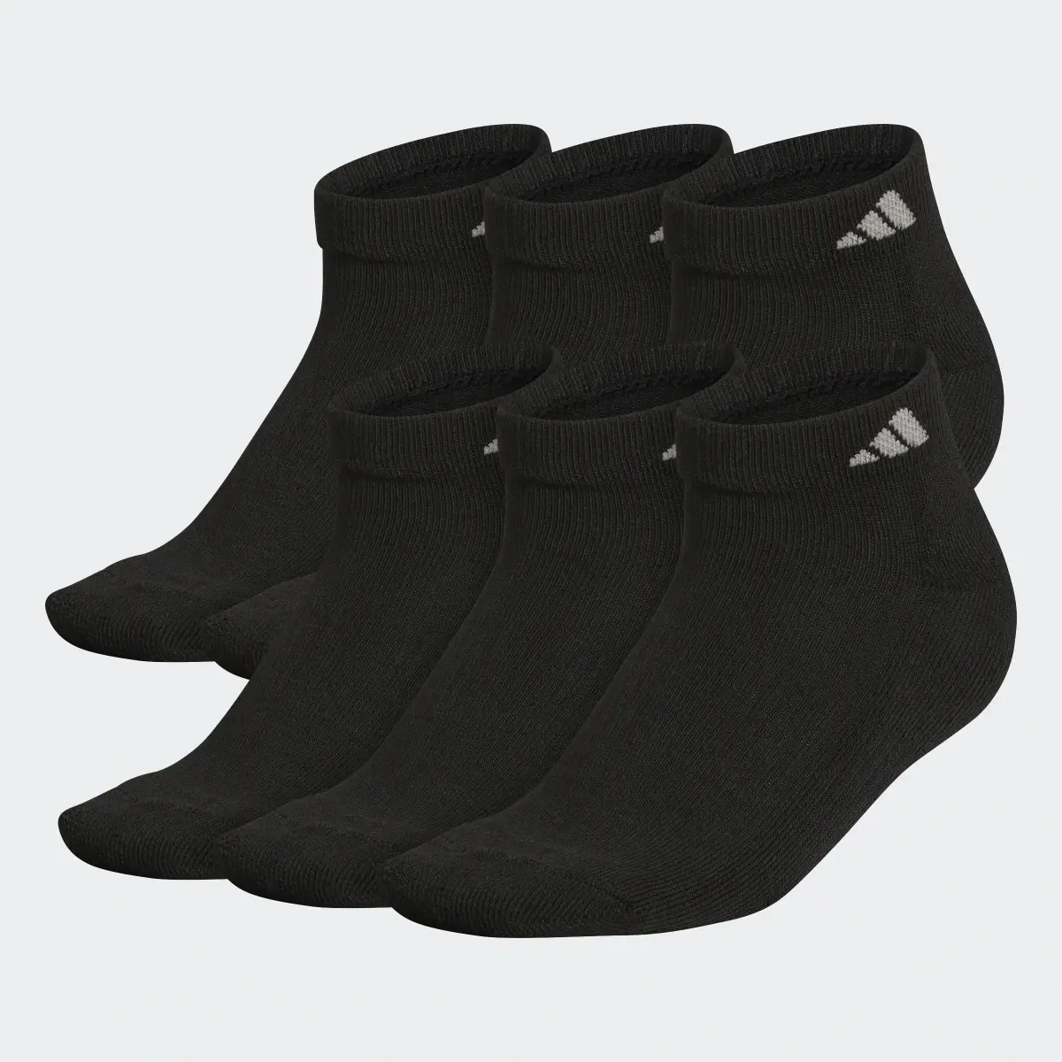 Adidas Athletic Cushioned Low-Cut Socks 6 Pairs. 2