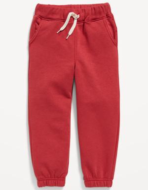 Old Navy Unisex Cinched-Hem Sweatpants for Toddlers red