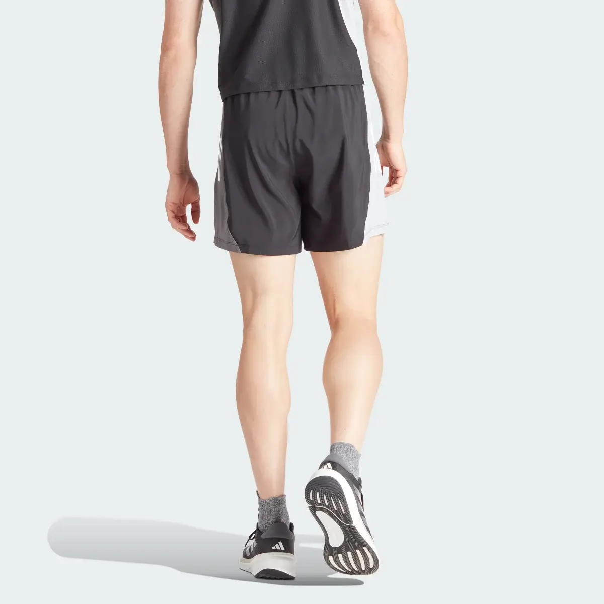 Adidas Own The Run Colorblock Shorts. 3