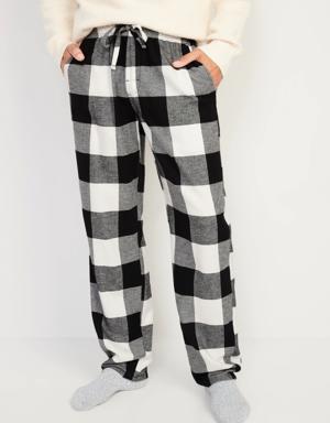 Double-Brushed Flannel Pajama Pants for Men multi