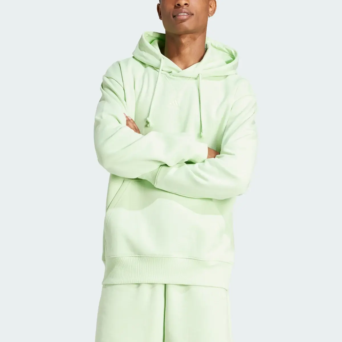 Adidas ALL SZN Fleece Hoodie. 1