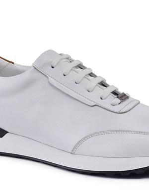 Nevzat Onay Beyaz Bağcıklı Sneaker Erkek Ayakkabı -34771-. 3 Nevzat Onay Beyaz Bağcıklı Sneaker Erkek Ayakkabı -34771-. 3