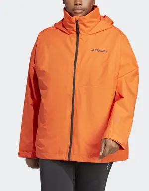 Adidas Terrex Multi RAIN.RDY 2-Layer Rain Jacket (Plus Size)