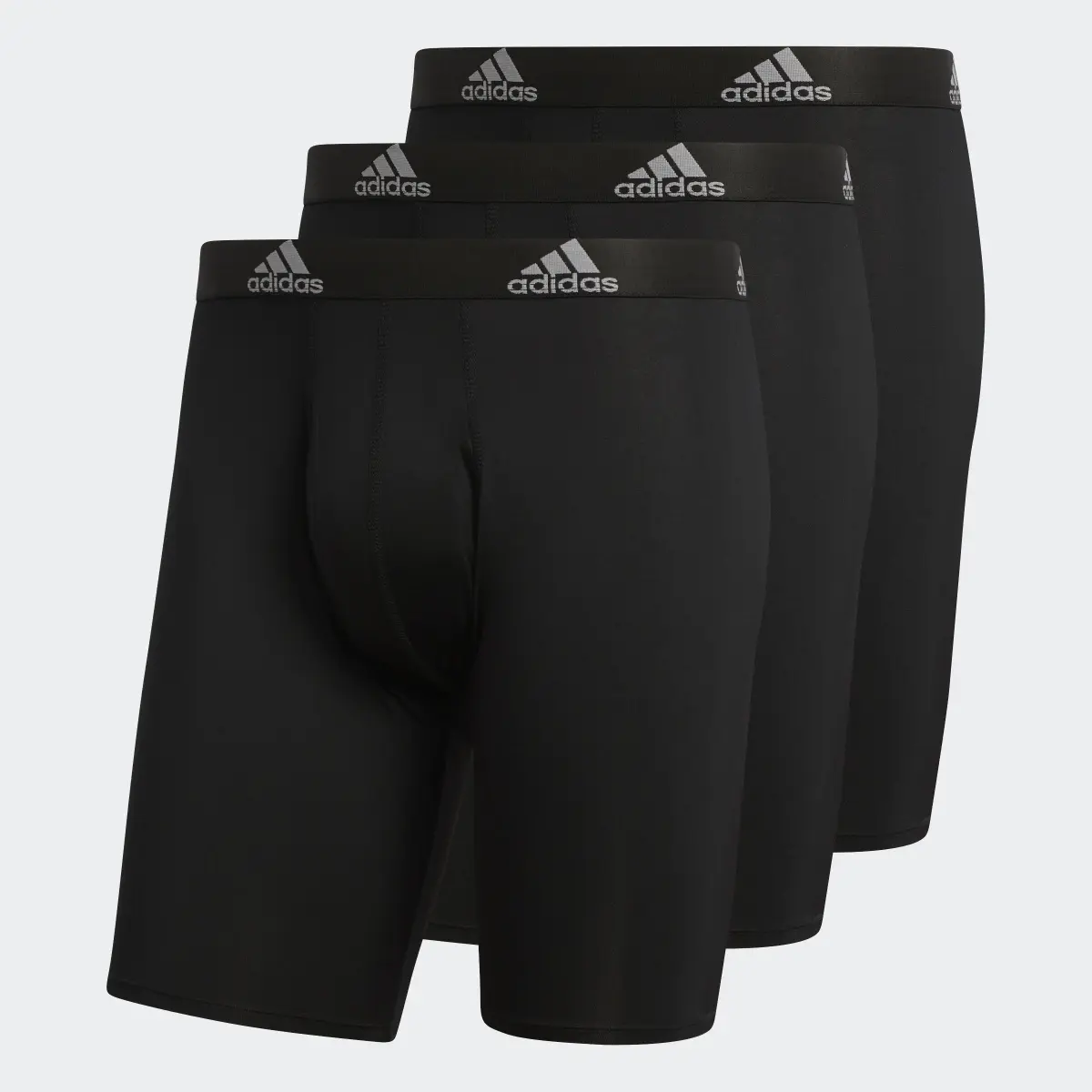 Adidas Performance Long Boxer Briefs 3 Pairs. 1