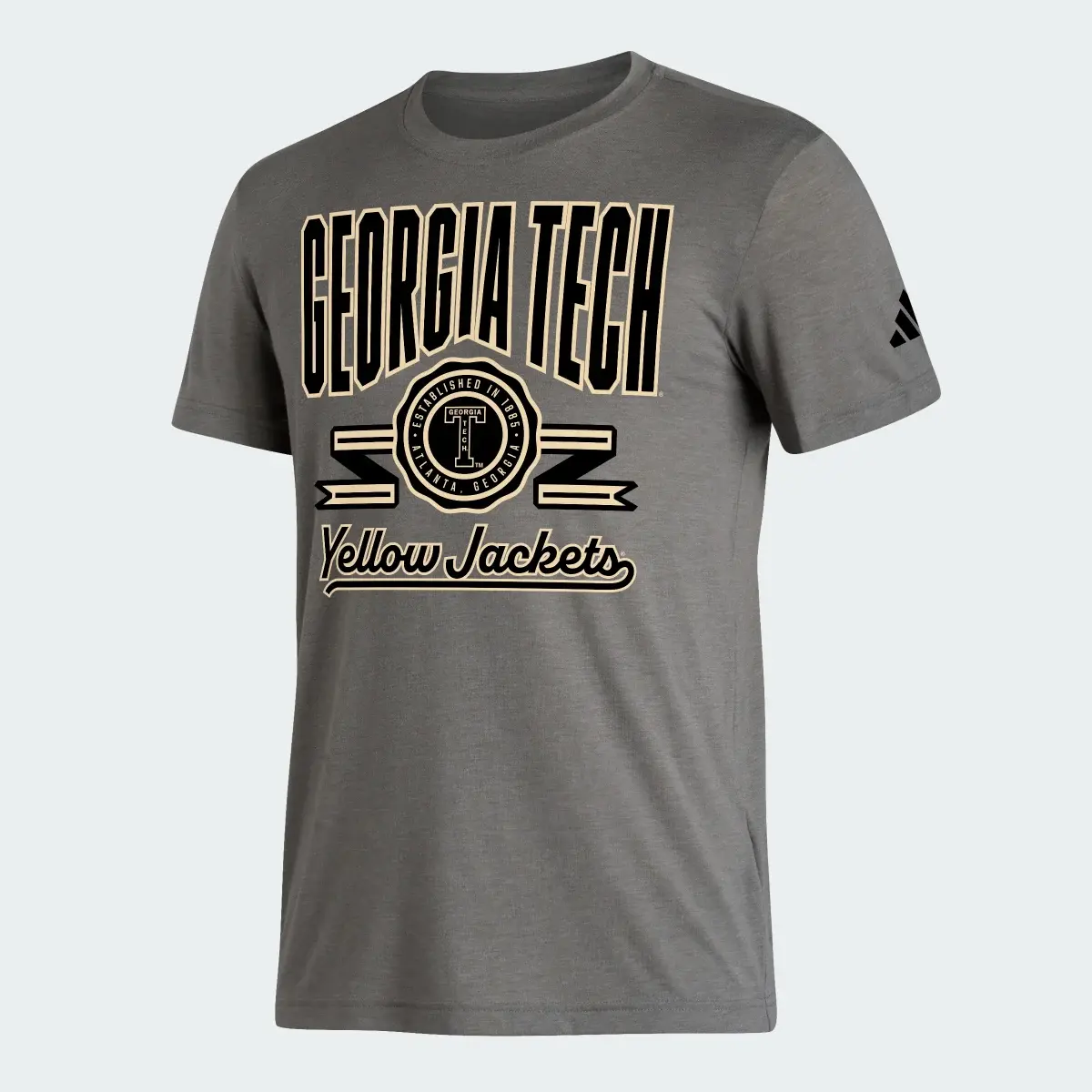 Adidas Georgia Tech NCAA Blend AEROREADY Tee. 1