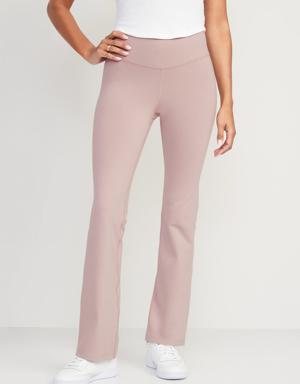 Old Navy Extra High-Waisted PowerChill Hidden-Pocket Slim Boot-Cut Pants for Women pink