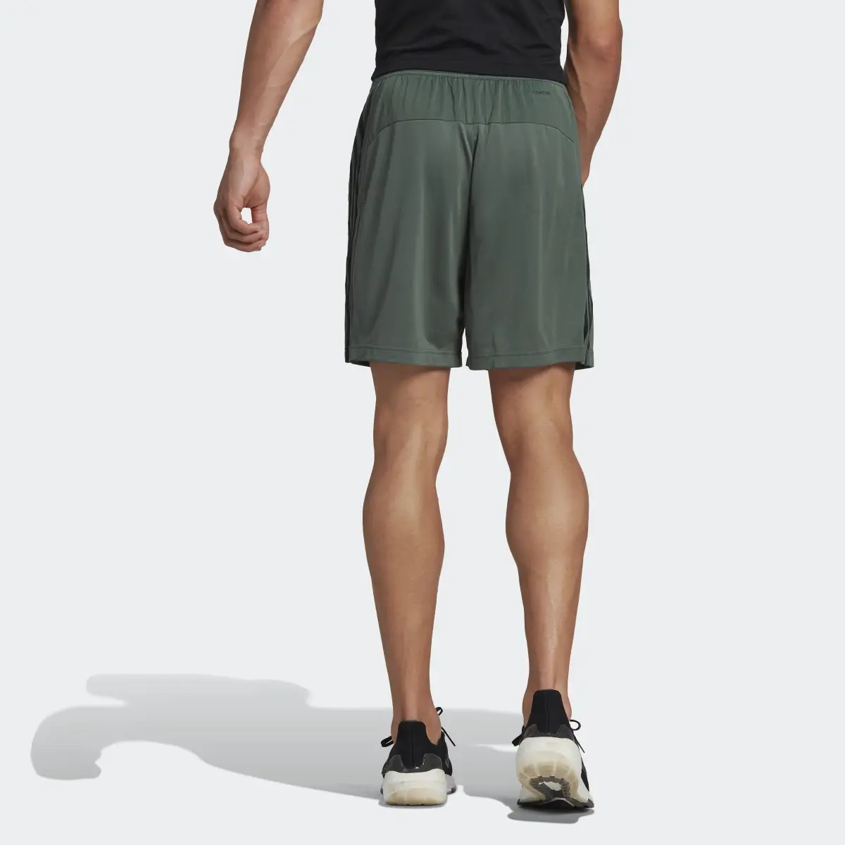 Adidas Primeblue Designed to Move Sport 3-Stripes Shorts. 2