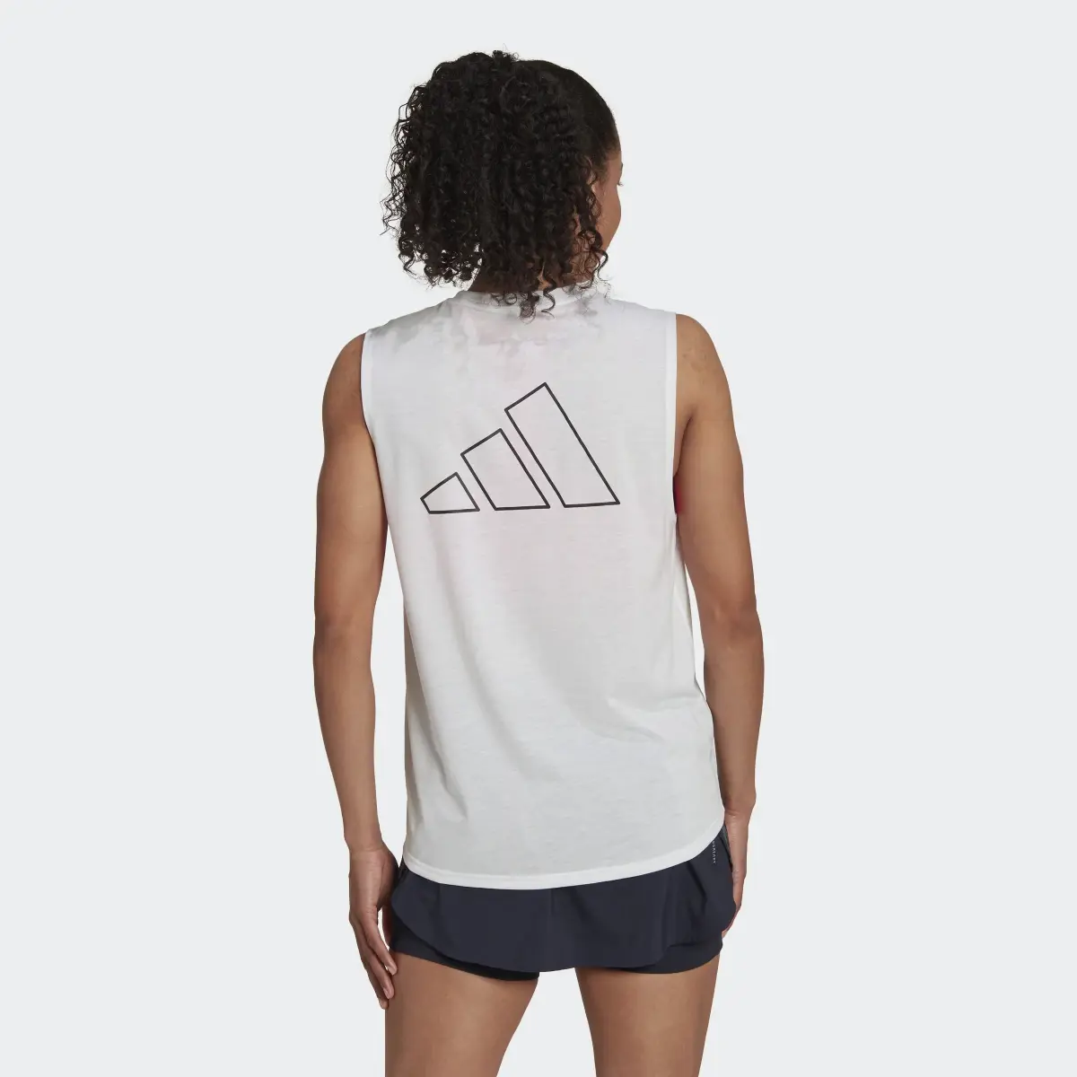 Adidas Playera sin Mangas de Running Run Icons Muscle. 3