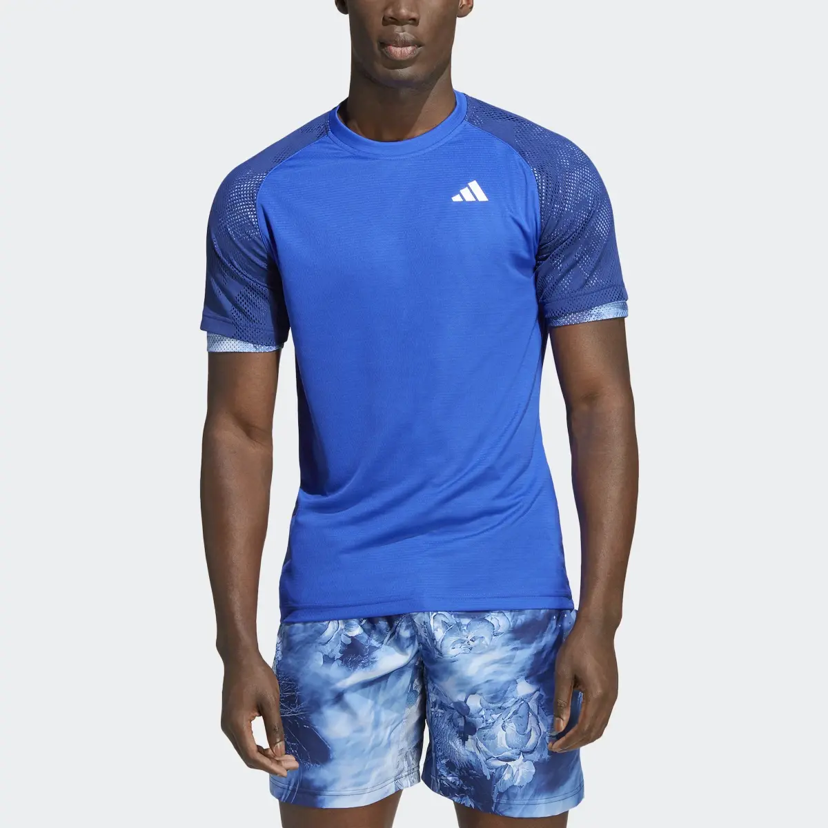 Adidas Melbourne Tennis HEAT.RDY Raglan Tee. 1