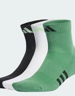 Adidas Performance Cushioned Mid-Cut Socken, 3 Paar