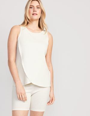 Old Navy Maternity Rib-Knit Nursing Pajama Set white