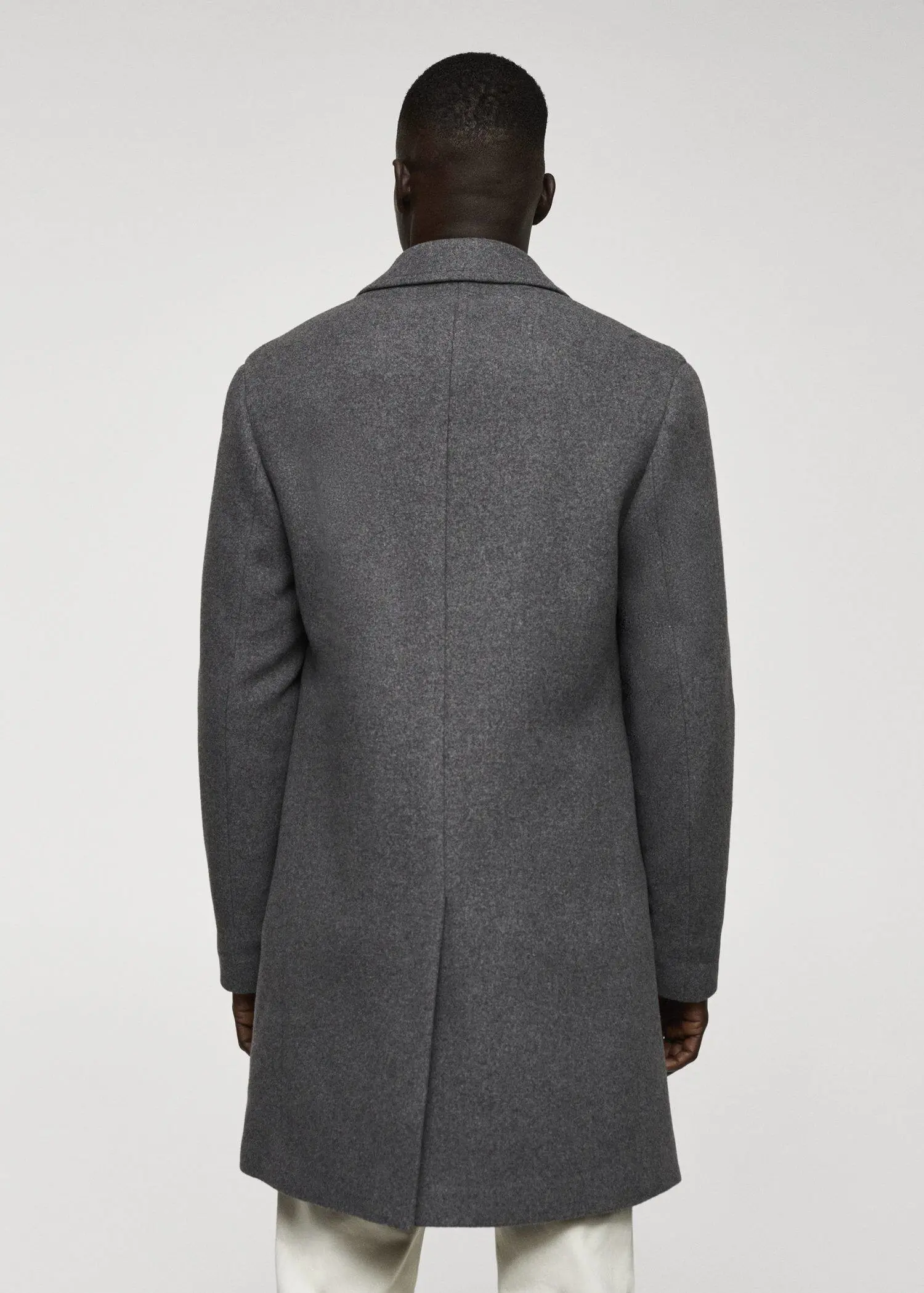 Mango Lightweight recycled wool coat . 3