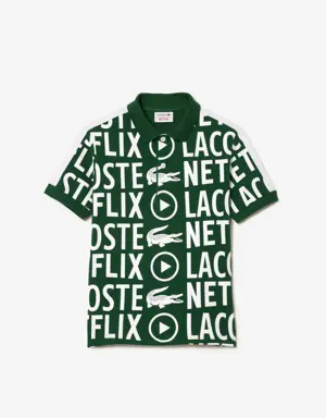 Kids’ Lacoste x Netflix Organic Cotton Polo Shirt