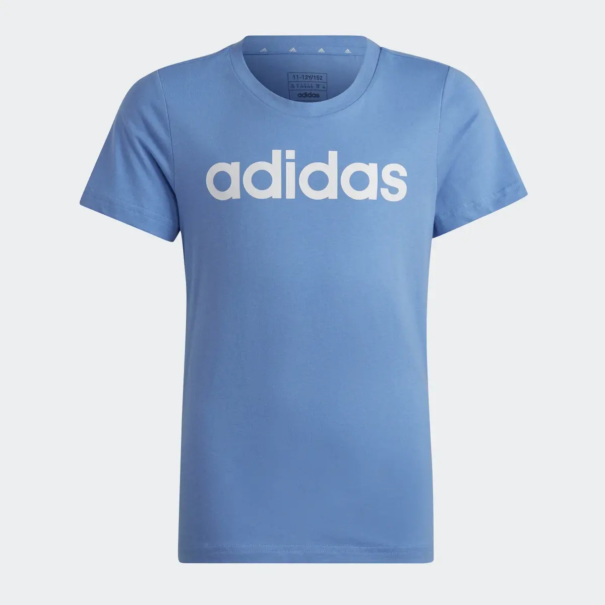 Adidas Playera Essentials Logo Linear Algodón Ajuste Ceñido. 1