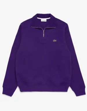 Lacoste Men's Half-Zip Cotton Sweatshirt